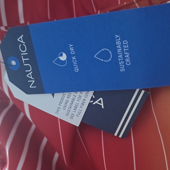 Nautica Men's Ombre Stripe Full Elastic Swim Trunks, Size M, Retail $69.50US - Picture 8 of 13